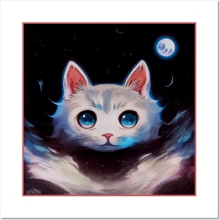 Space Cat Posters and Art